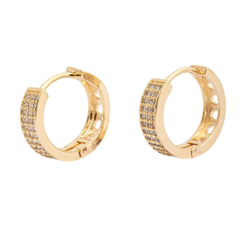 Brinco Argola Banhado a Ouro 18K