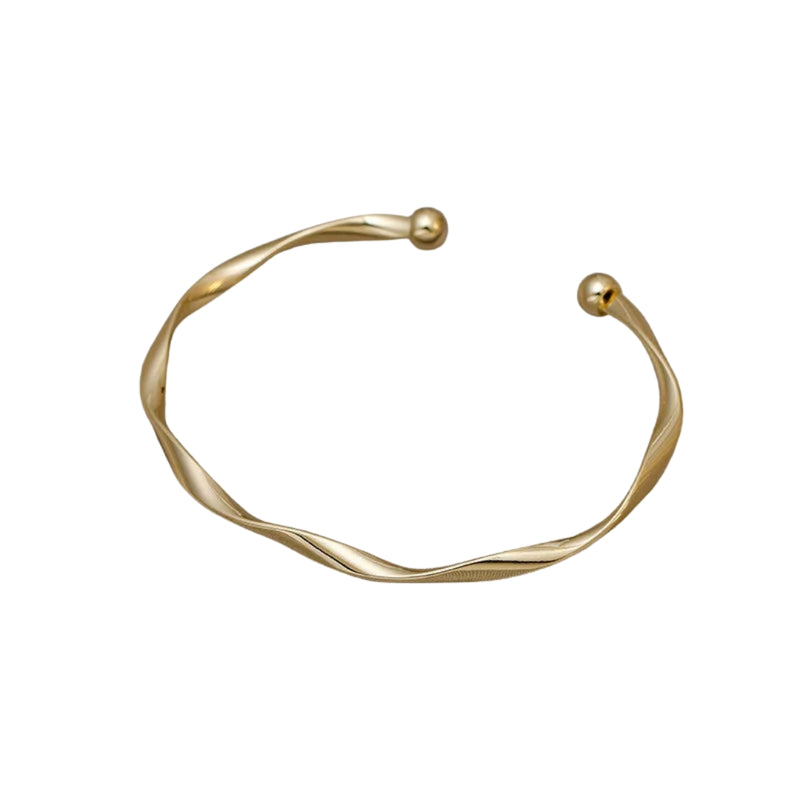 Bracelete minimalista banhado a ouro 18k e prata 925