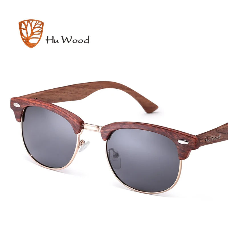 Óculos de Sol Wood Polarizado UV400 Unissex