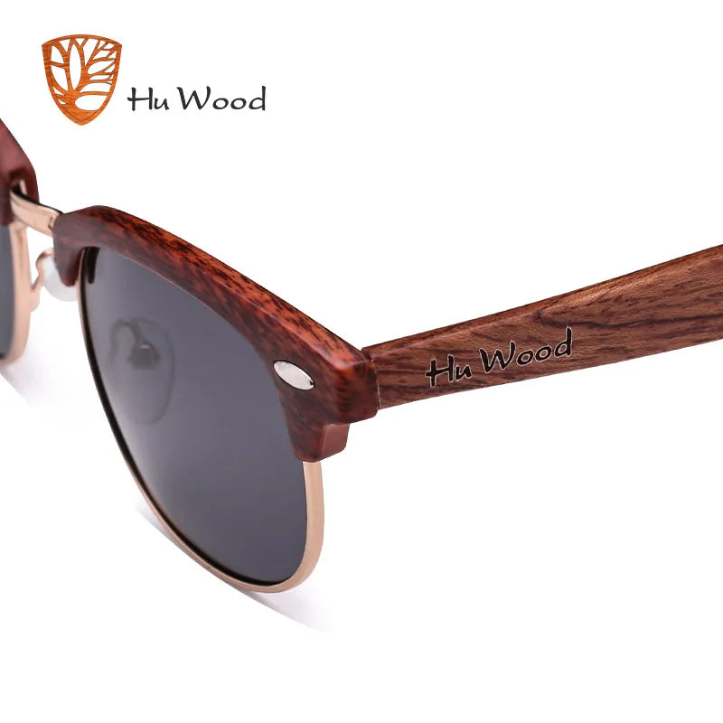 Óculos de Sol Wood Polarizado UV400 Unissex