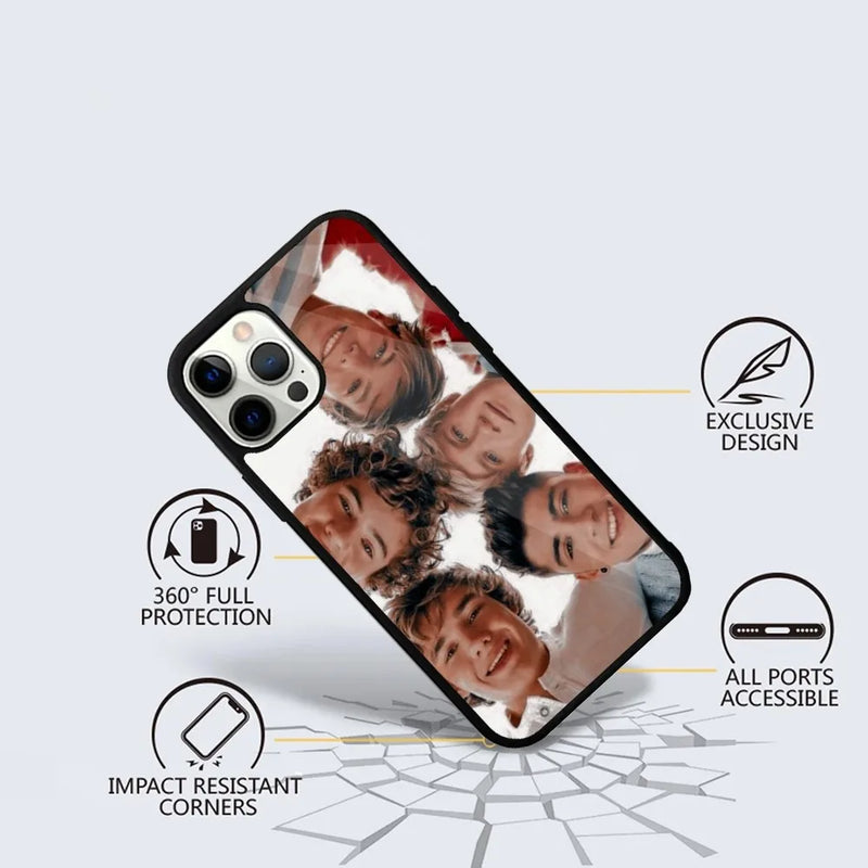 Capa de Celular One Direction Iphone Carregamento Magnetico