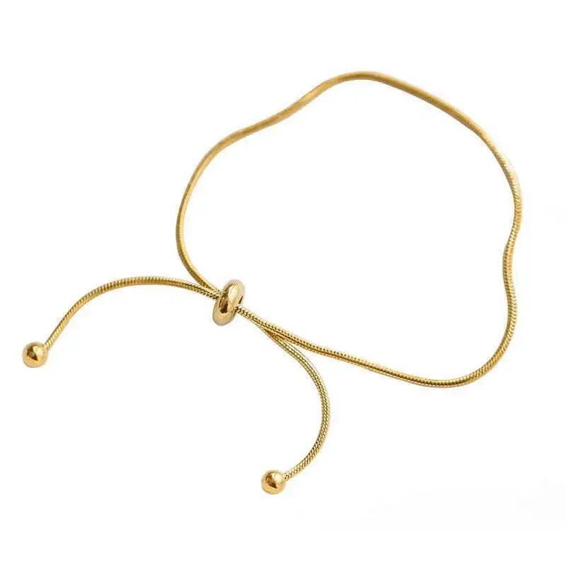 Pulseira laço banhada a ouro 18k